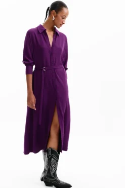 Vestidos E Macacões<Desigual Vestido longo tipo camiseiro