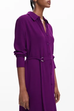 Vestidos E Macacões<Desigual Vestido longo tipo camiseiro