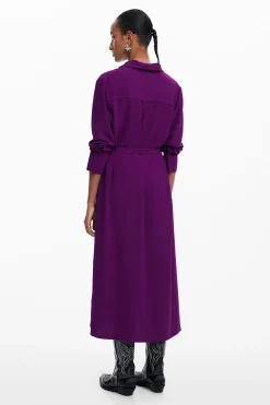 Vestidos E Macacões<Desigual Vestido longo tipo camiseiro