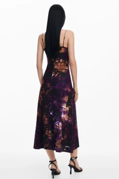 Roupa De Malha|Vestidos E Macacões<Desigual Vestido midi 2 em 1