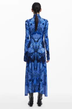 Vestidos E Macacões<Desigual Vestido midi borboleta
