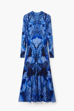 Vestidos E Macacões<Desigual Vestido midi borboleta
