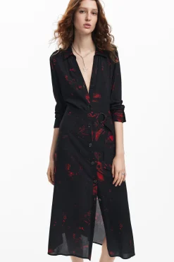 Vestidos E Macacões<Desigual Vestido midi camisero M. Christian Lacroix