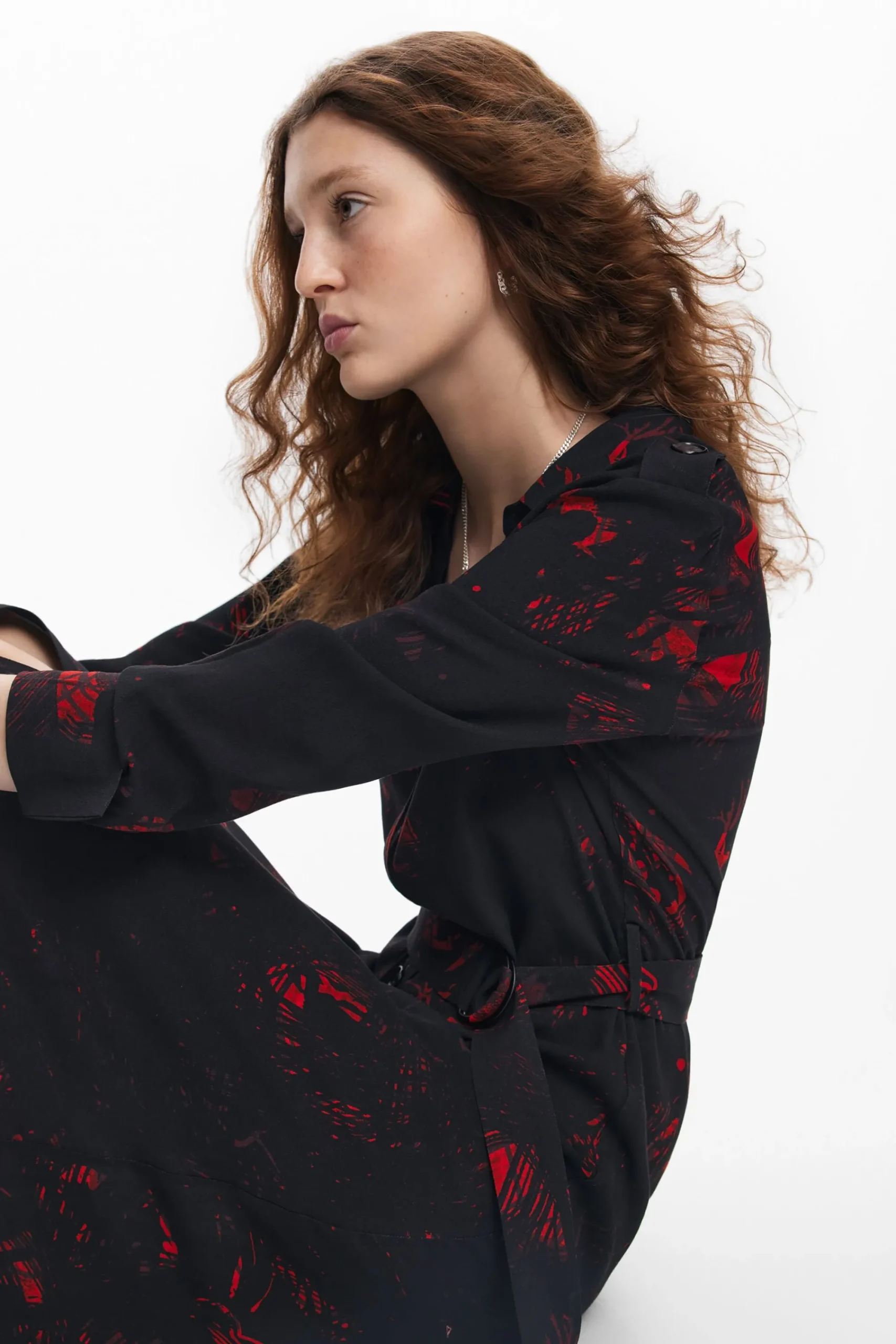 Vestidos E Macacões<Desigual Vestido midi camisero M. Christian Lacroix