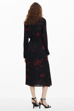 Vestidos E Macacões<Desigual Vestido midi camisero M. Christian Lacroix