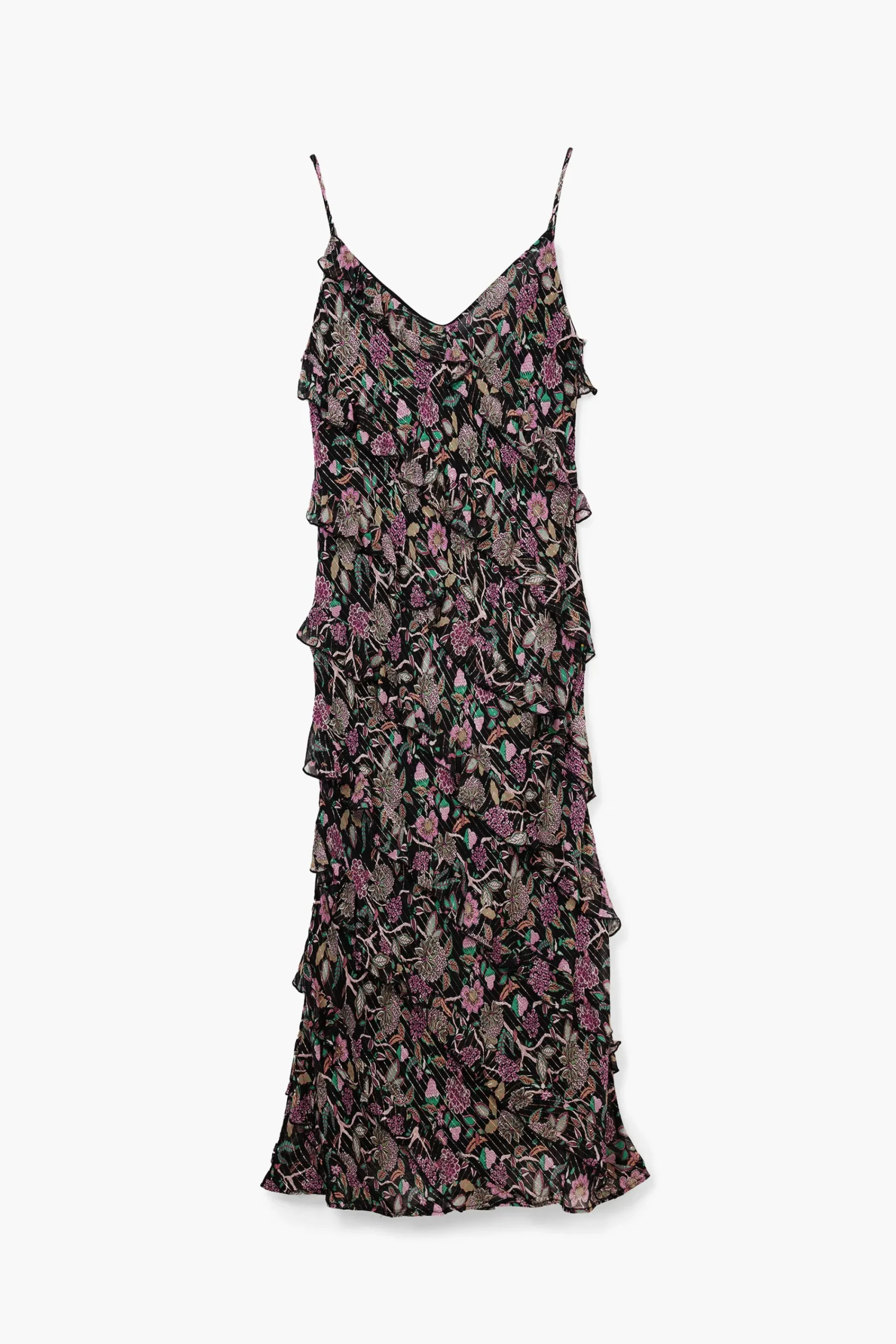 Vestidos E Macacões<Desigual Vestido midi com babados