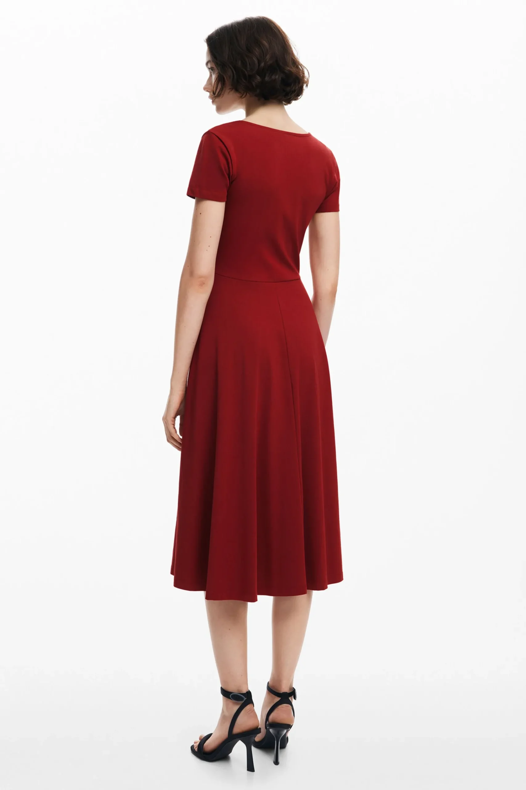 Vestidos E Macacões<Desigual Vestido midi com borboletas