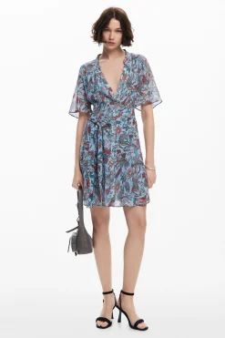 Vestidos E Macacões<Desigual Vestido midi com motivos florais