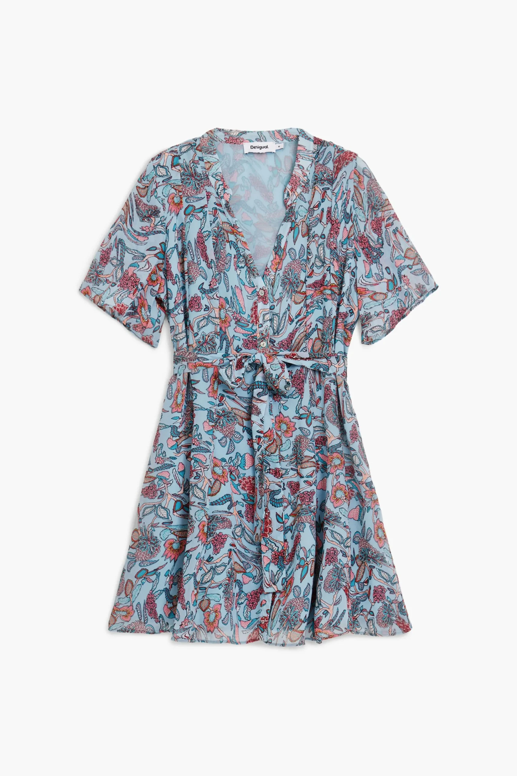 Vestidos E Macacões<Desigual Vestido midi com motivos florais