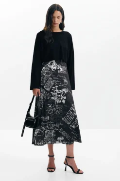 Roupa De Malha|Vestidos E Macacões<Desigual Vestido midi combinado
