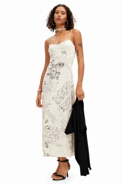 Vestidos E Macacões<Desigual Vestido midi combinado