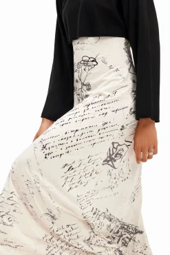 Vestidos E Macacões<Desigual Vestido midi combinado