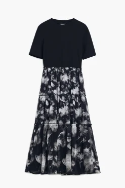 Vestidos E Macacões<Desigual Vestido midi combinado