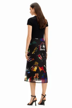 Vestidos E Macacões<Desigual Vestido midi combinado M. Christian Lacroix