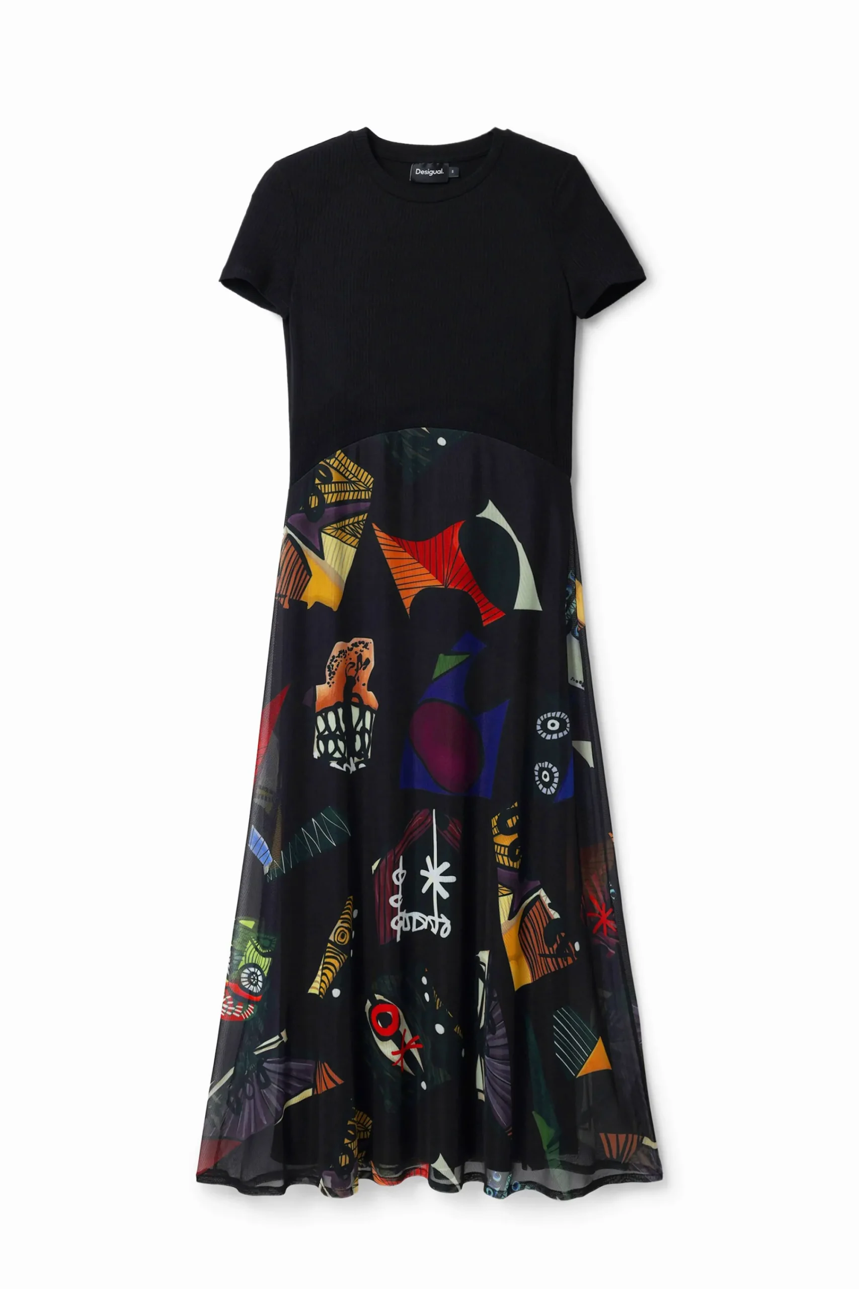 Vestidos E Macacões<Desigual Vestido midi combinado M. Christian Lacroix