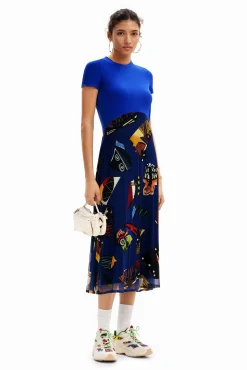 Vestidos E Macacões<Desigual Vestido midi combinado M. Christian Lacroix