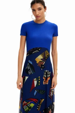 Vestidos E Macacões<Desigual Vestido midi combinado M. Christian Lacroix