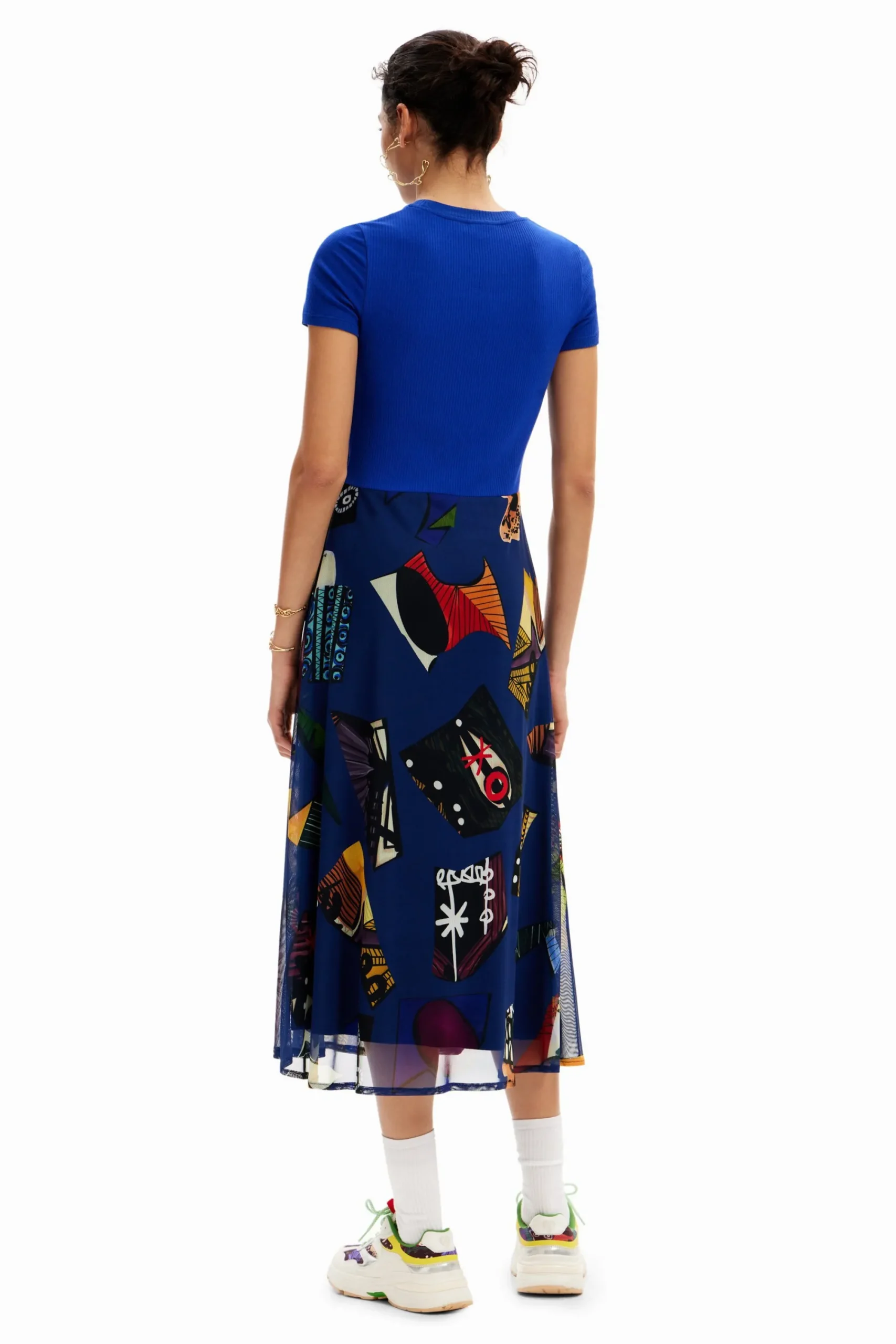 Vestidos E Macacões<Desigual Vestido midi combinado M. Christian Lacroix