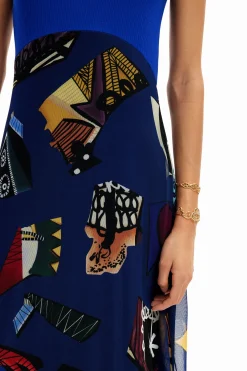 Vestidos E Macacões<Desigual Vestido midi combinado M. Christian Lacroix