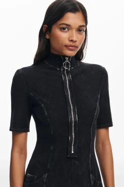 Vestidos E Macacões<Desigual Vestido midi de denim