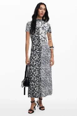 Vestidos E Macacões<Desigual Vestido midi de flores