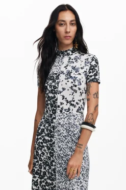 Vestidos E Macacões<Desigual Vestido midi de flores