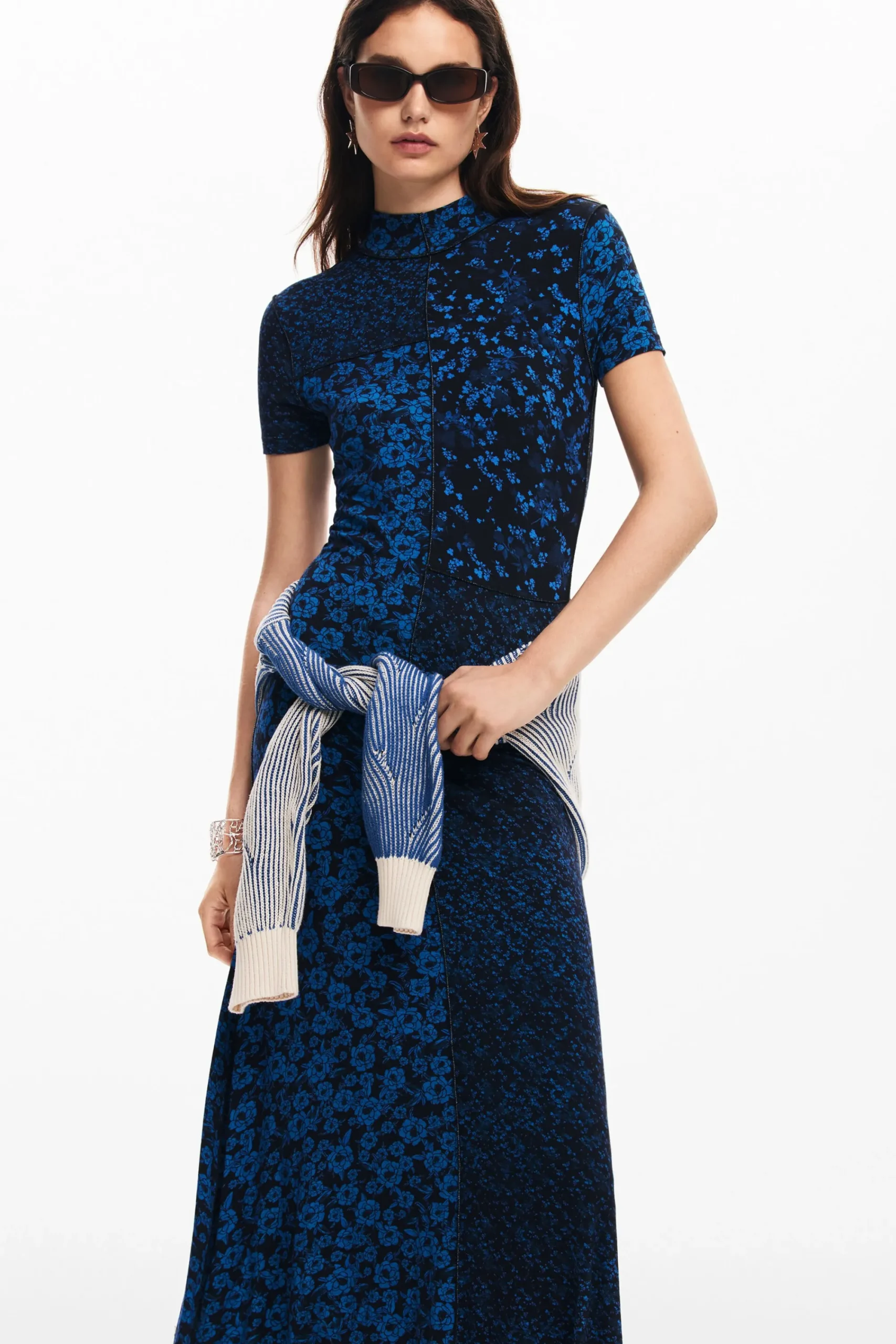 Vestidos E Macacões<Desigual Vestido midi de flores