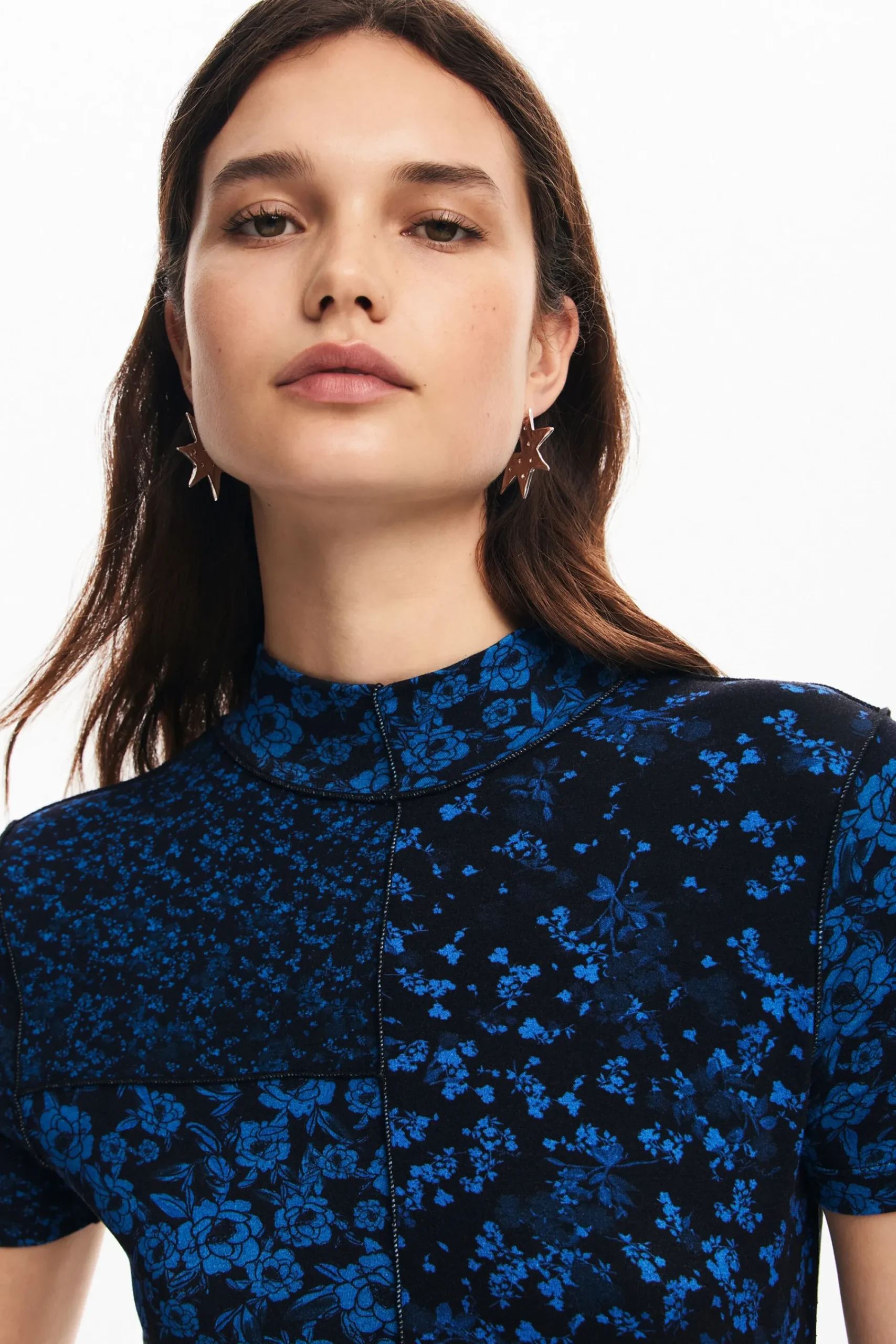 Vestidos E Macacões<Desigual Vestido midi de flores