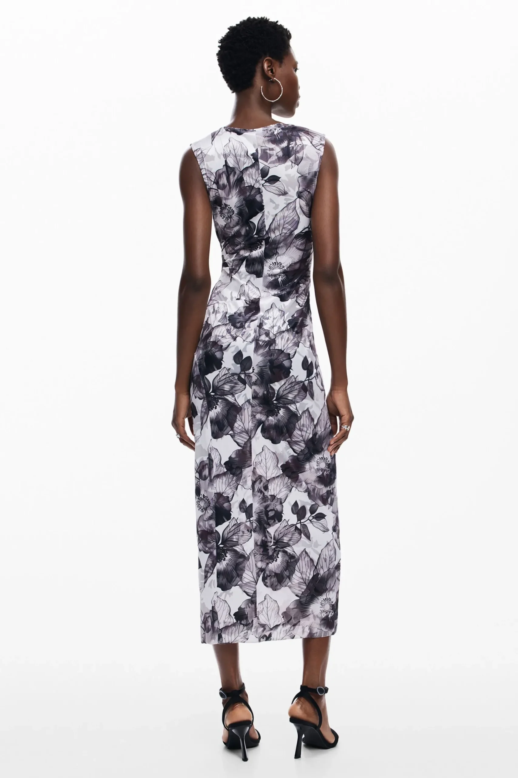 Vestidos E Macacões<Desigual Vestido midi de flores