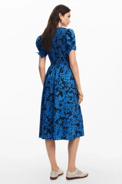 Vestidos E Macacões<Desigual Vestido midi de flores