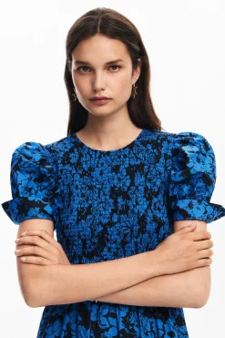 Vestidos E Macacões<Desigual Vestido midi de flores