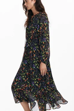 Vestidos E Macacões<Desigual Vestido midi de flores