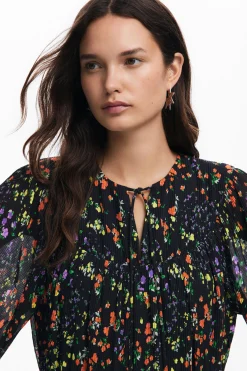 Vestidos E Macacões<Desigual Vestido midi de flores