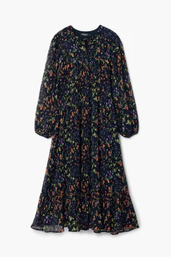 Vestidos E Macacões<Desigual Vestido midi de flores