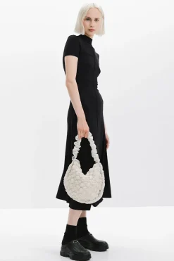 Vestidos E Macacões<Desigual Vestido midi de gola alta