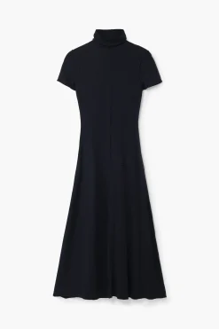 Vestidos E Macacões<Desigual Vestido midi de gola alta