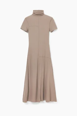 Vestidos E Macacões<Desigual Vestido midi de gola alta