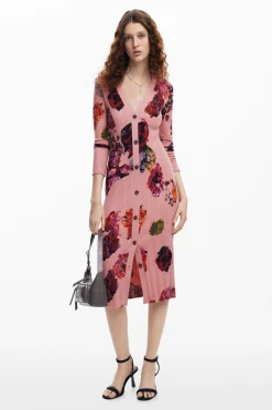 Roupa De Malha|Vestidos E Macacões<Desigual Vestido midi de ponto M. Christian Lacroix