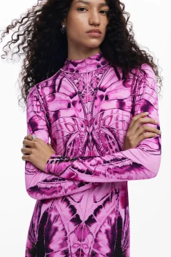 Vestidos E Macacões<Desigual Vestido midi estampado