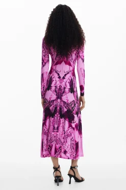 Vestidos E Macacões<Desigual Vestido midi estampado