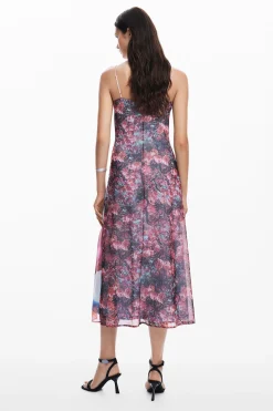 Vestidos E Macacões<Desigual Vestido midi estampado M. Christian Lacroix