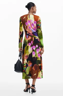 Vestidos E Macacões<Desigual Vestido midi estampado M. Christian Lacroix