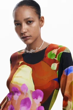 Vestidos E Macacões<Desigual Vestido midi estampado M. Christian Lacroix
