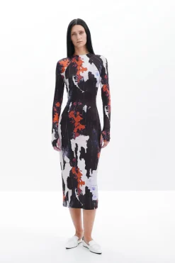 Vestidos E Macacões<Desigual Vestido midi estampado Maitrepierre