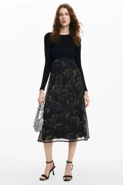 Vestidos E Macacões<Desigual Vestido midi floral M. Christian Lacroix