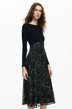 Vestidos E Macacões<Desigual Vestido midi floral M. Christian Lacroix