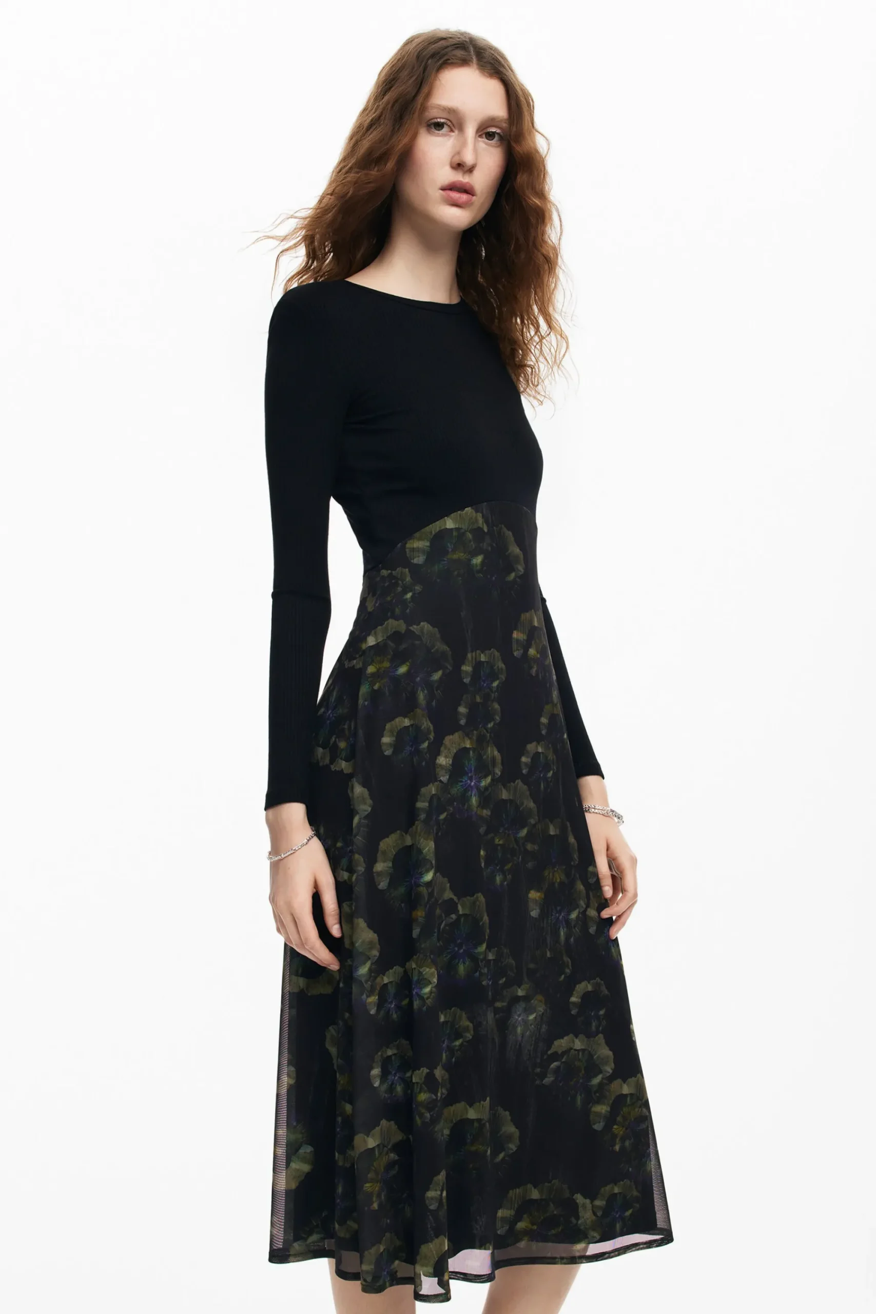 Vestidos E Macacões<Desigual Vestido midi floral M. Christian Lacroix