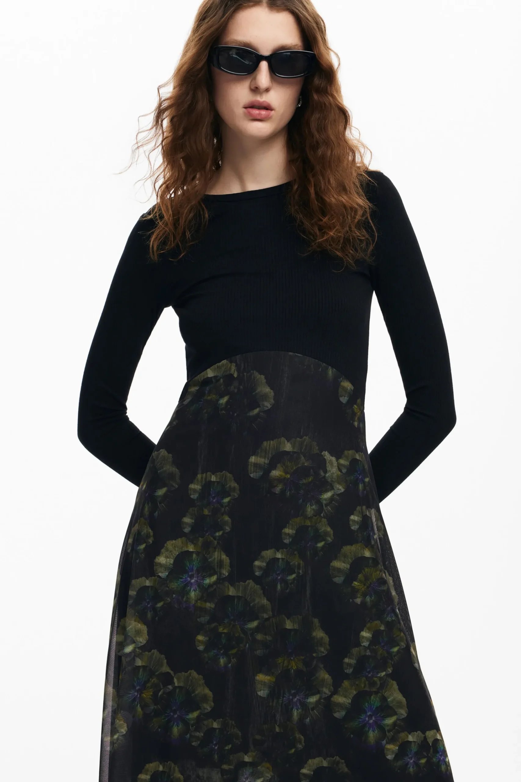 Vestidos E Macacões<Desigual Vestido midi floral M. Christian Lacroix