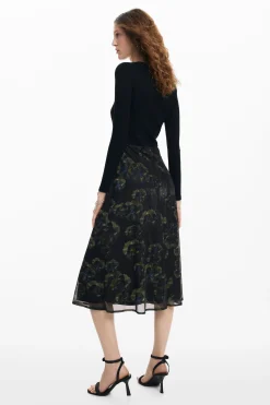 Vestidos E Macacões<Desigual Vestido midi floral M. Christian Lacroix