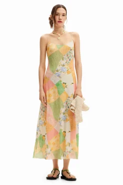 Vestidos E Macacões<Desigual Vestido midi híbrido